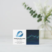 実在Estate Agentロゴ | 日取引株式 名刺 (スタンド正面)