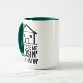 実在Estate Agent彼らは私がコーヒーを閉じるのを見る マグカップ (正面左)