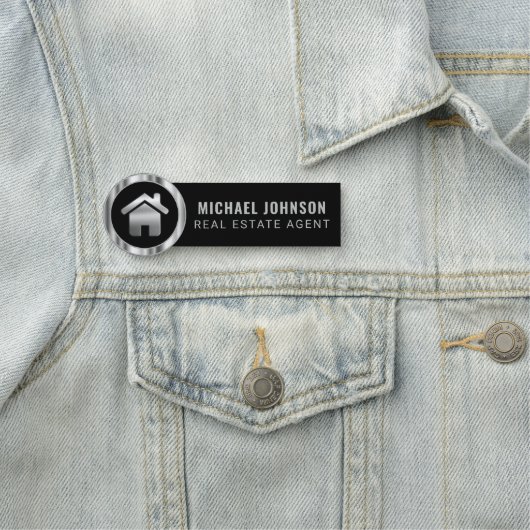 実在Estate Agent - Black and Silver 名札 (インサイチュ)