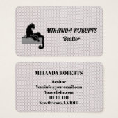 実在Estate Agent Black and White Add (正面&裏面)