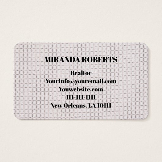 実在Estate Agent Black and White Add (裏面)