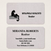 実在Estate Agent Black and White Add (正面&裏面)