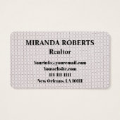 実在Estate Agent Black and White Add (裏面)