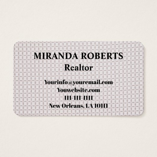 実在Estate Agent Black and White Add (裏面)