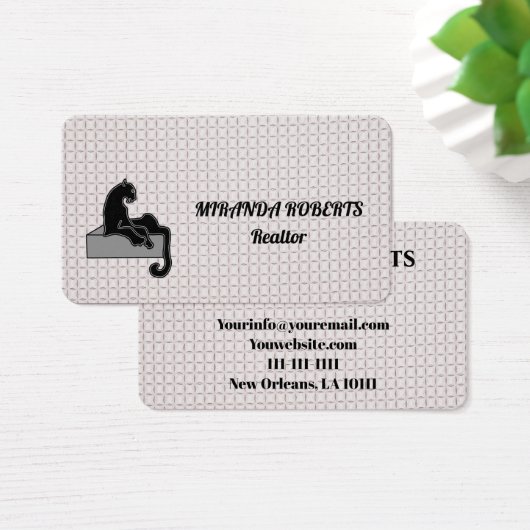 実在Estate Agent Black and White Add (デスク)