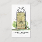 実在Estate Agent Broker New Home 名刺 (正面)