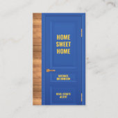 実在Estate Agent Door Logo 名刺 (正面)