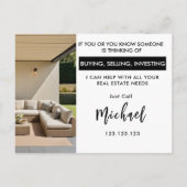 実在Estate Agent HELLO春チェックリストの発表 案内ポストカード (裏面)