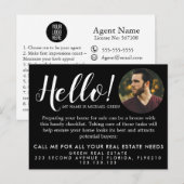 実在Estate Agent HELLO春チェックリストの発表 案内ポストカード (正面/裏面)