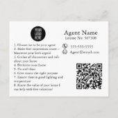 実在Estate Agent HELLO春チェックリストの発表 案内ポストカード (裏面)