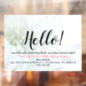 実在Estate Agent HELLO CARDサイン ウィンドウサイン (シート2)