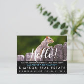 実在Estate Agent HELLO CARD 案内ポストカード (スタンド正面)