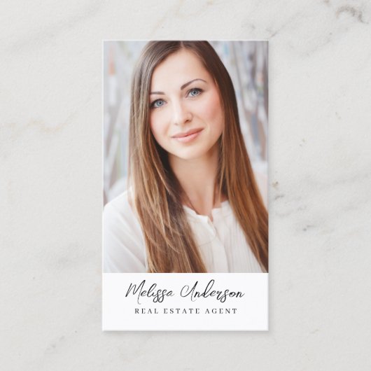 実在Estate Agent Photo Collage 名刺 (正面)