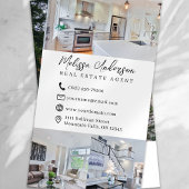 実在Estate Agent Photo Collage 名刺