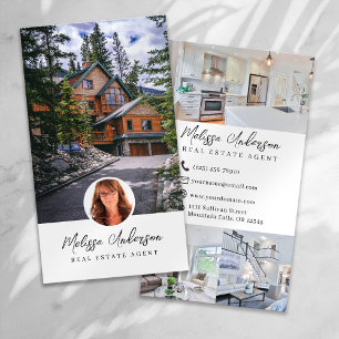 実在Estate Agent Photo Collage 名刺