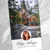 実在Estate Agent Photo Collage 名刺