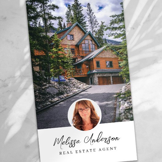 実在Estate Agent Photo Collage 名刺