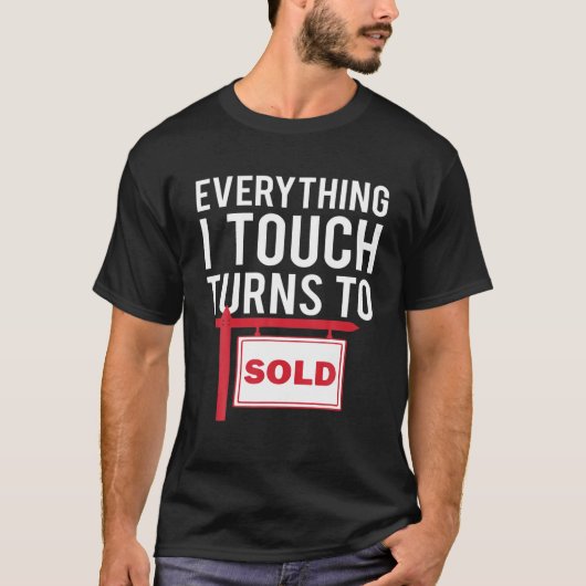実在Estate Agent T Shirt Everything ITouchターン Tシャツ (正面)