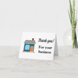 実在Estate Agent Thanks サンキューカード