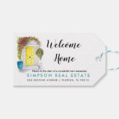 実在Estate Agent Welcome Home ギフトタグ (正面(横))