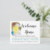 実在Estate Agent Welcome Home 案内ポストカード (スタンド正面)