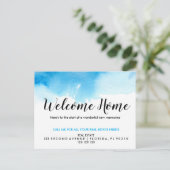 実在Estate Agent Welcome Home 案内ポストカード (スタンド正面)