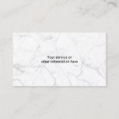 実在Estate Agent Wood & Marble不動産仲介業者写真 名刺 (裏面)