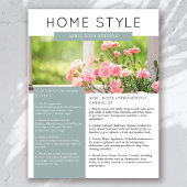 実在Estate April Newsletterプロモーション農業 チラシ