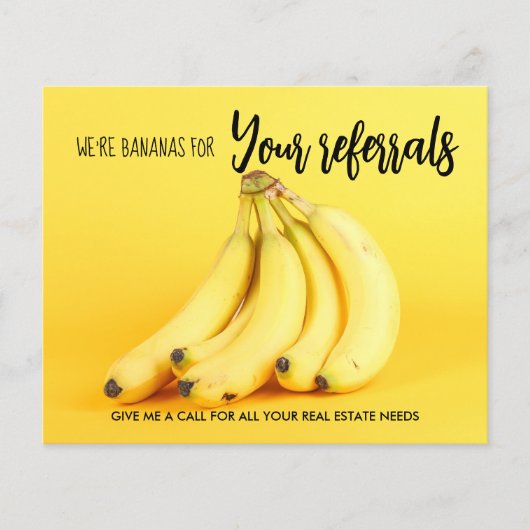 実在Estate Bananas fruit referrals発表 チラシ (正面)