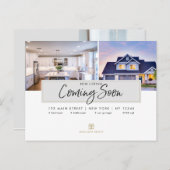 実在Estate Brokerモダンはがき来- s SOON ポストカード (正面/裏面)