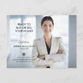 実在Estate Brokerモダンはがき来- s SOON ポストカード (裏面)