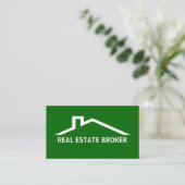 実在Estate Broker名刺 名刺 (スタンド正面)