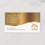 実在Estate Broker名刺 名刺 (正面)