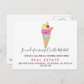 実在Estate Chill紹介通知はがき 案内ポストカード (正面/裏面)