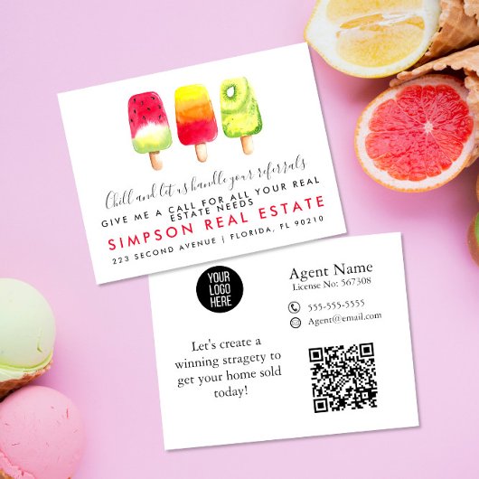 実在Estate Chill紹介通知はがき 案内ポストカード