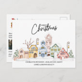 実在Estate Chrimas シーズンポストカード (正面/裏面)