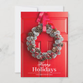 実在Estate Christmas Cardテンプレート シーズンカード (正面)