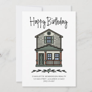 実在Estate Clientホーム誕生日 カード