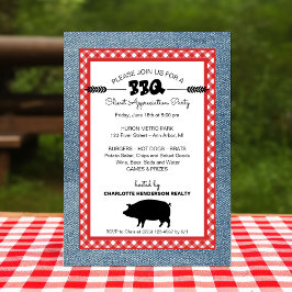実在Estate Client Annovation BBQパーティー 招待状