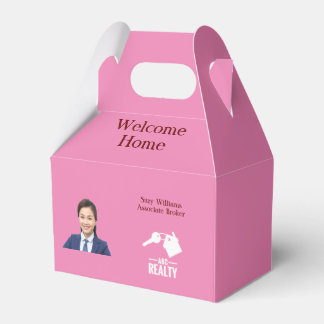 実在Estate Client Pink Closing Gift Favorites Box フェイバーボックス
