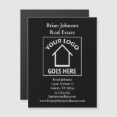 実在Estate Companyがロゴを追加するカスタムマグネット (正面/裏面)