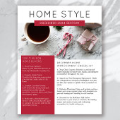 実在Estate December Newsletterプロモーション チラシ