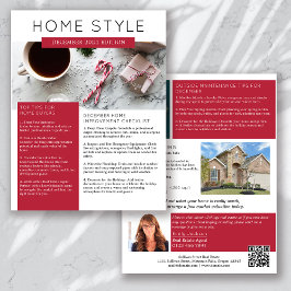 実在Estate December Newsletterプロモーション チラシ