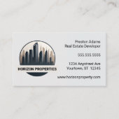 実在Estate Developer Agent Management 名刺 (正面)