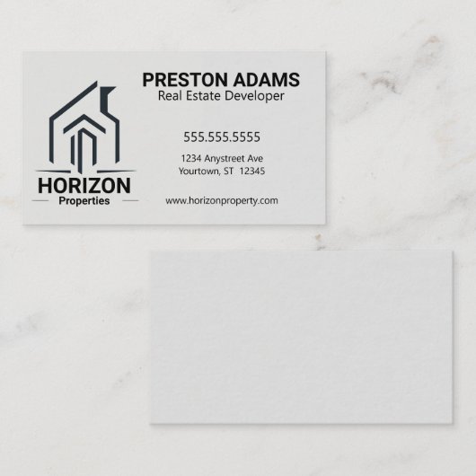 実在Estate Developers 名刺 (正面/裏面)