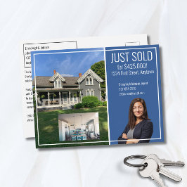 実在Estate Directモダン Mail Blue 2写真 ポストカード