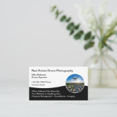 実在Estate Drone Photography名刺 名刺 (スタンド正面)