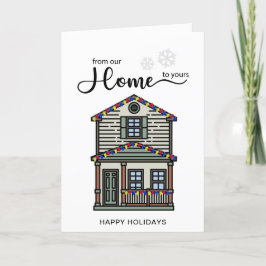実在Estate From Our Home Christmasホリデーカード シーズンカード