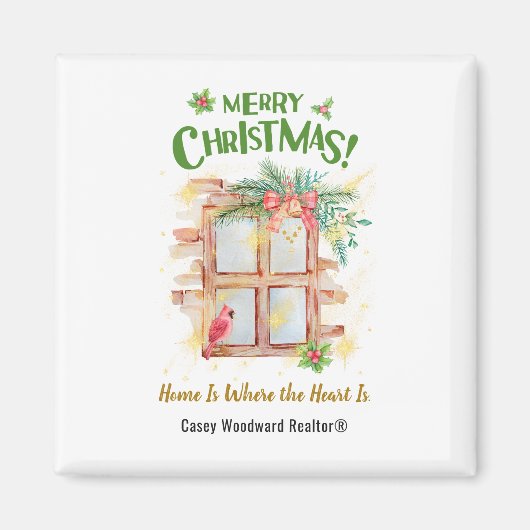 実在Estate Homeはハートが予算である マグネット (正面)