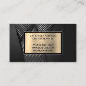 実在Estate Homeプロパティ | 不動産仲介業者 名刺 (裏面)